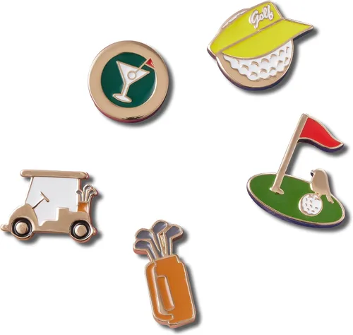 Vista 2 de Crocs Jibbitz - Paquete de 5 dijes deportivos para zapatos Jibbitz