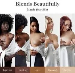 Vista 7 de Nippies Paquete de fundas para pezones de cinta para pezones - Caramelo talla 1
