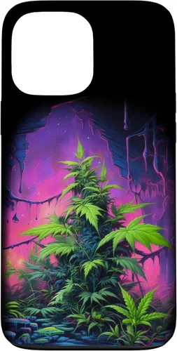 Vista 24 de 420, Colorful Weed Phone Accessory, Pink, Green & Purple Case for iPhone 16