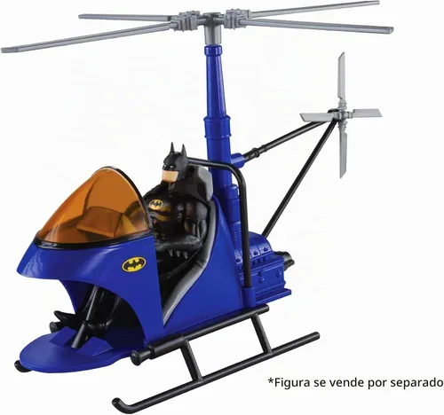 Vista 3 de McFarlane Toys - Vehículo DC Super Powers Whirlybat (Batman's Aerial Pursuit Copter)