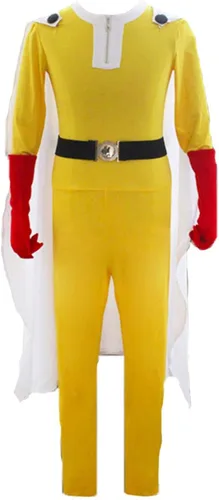 Vista 2 de Disfraces de cosplay de anime Saitama, trajes de Halloween y carnaval