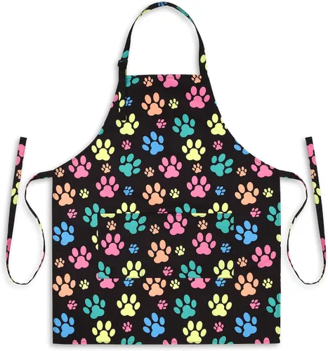 Vista 13 de Plum Hill Delantal Impermeable para Aseo de Perros, Vestimenta para Peluquero, Batas para Lavado de Mascotas