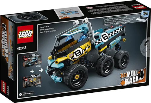Vista 3 de Bicicleta técnica de LEGO, 42058 kit de construcción