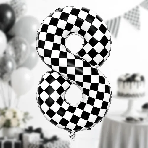 Vista 11 de KatchOn Globo negro del número 1 de 40 pulgadas, globo de feliz cumpleaños
