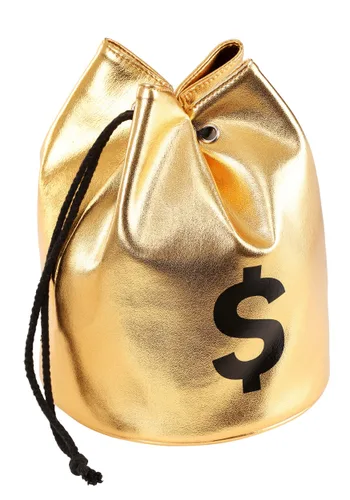 Vista 3 de Accesorio de Disfraz Bolso de Dinero Multicolor