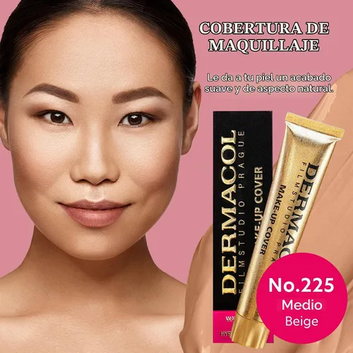 Vista 3 de Dermacol Cubierta de tatuaje de cobertura completa Matte Foundation SPF 30