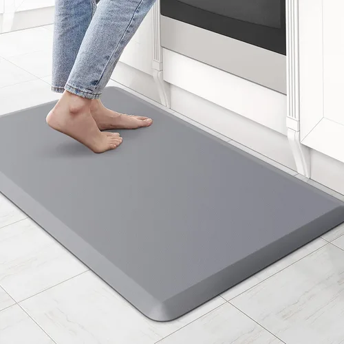 Vista 74 de KitchenClouds Alfombra de Cocina Acolchada Anti Fatiga 17.3"x28" Impermeable, Antideslizante, Alfombras de Pie y Comodidad para Escritorio/Piso