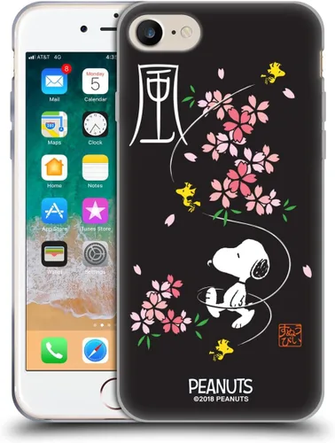 Vista 396 de Carcasa de gel para iPhone 7 Plus/iPhone 8 Plus, diseño de Snoopy Oriental de Peanuts, Badges