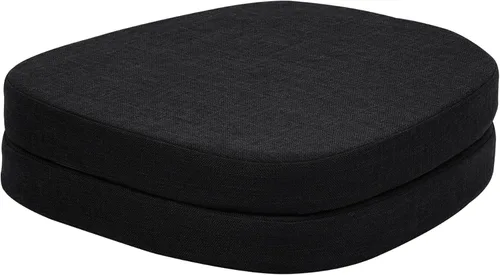 Vista 11 de baibu Juego de 2 cojines metálicos de espuma viscoelástica de 14 x 14 pulgadas, diseño de doble capa, antideslizantes, para sillas de comedor, cojín