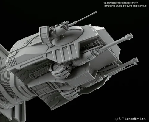 Vista 4 de Bandai Hobby Kit de construcción de Star Wars 1/144 AT-AT Walker