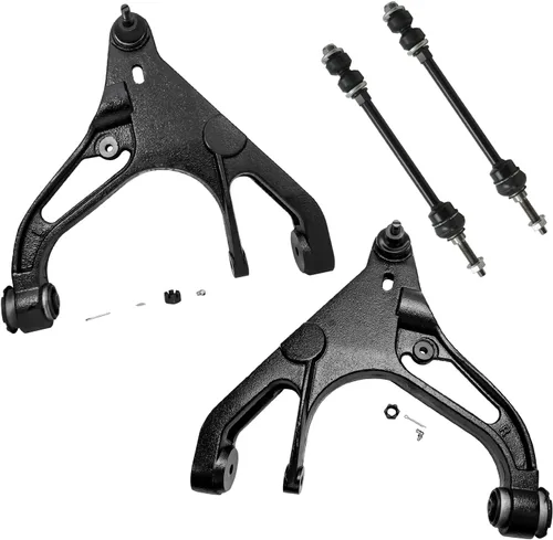 Vista 157 de Detroit Axle - 4 piezas de brazos de control traseros para Ford C-Max, Focus, Mazda 3 5, Volvo C30, C70, S40, V50, 4 brazos de control superiores e