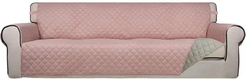 Vista 39 de PureFit - Funda de sofá acolchada reversible, protector de muebles impermeable, funda de sofá lavable con espuma antideslizante y correas elásticas