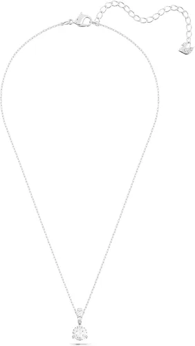 Vista 2 de Swarovski Colección de joyas de collar y aretes de cristal Solitaire, cristal