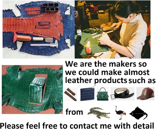 Vista 5 de Cartera de mano de cocodrilo genuino para mujer, gran capacidad, cuero de cocodrilo, monedero de viaje para mujer, tarjetero de bloqueo RFID