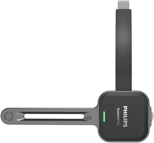 Vista 5 de Philips SpeechOne - Auriculares inalámbricos de dictado con estación de acoplamiento y luz de estado