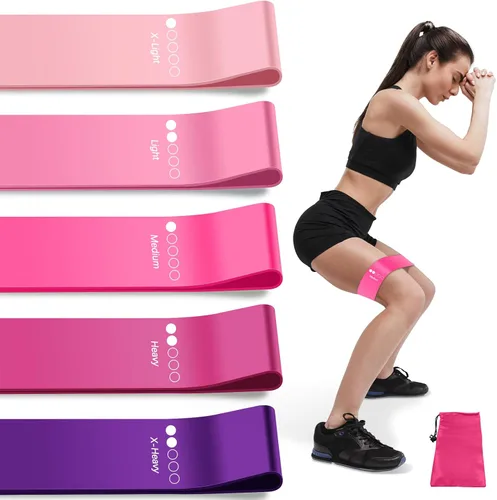 Vista 10 de Resistance Bands for Working Out, 5 Levels Elastic Exercise Bands