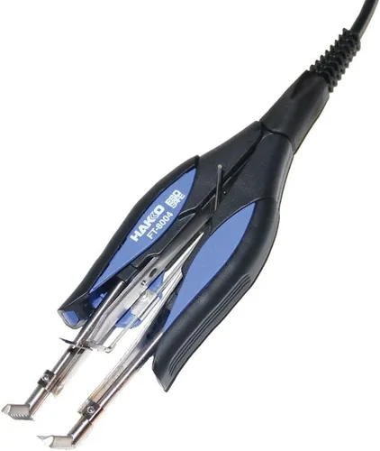 Vista 3 de Hakko FT802-03 - Pelacables térmico digital con pieza de mano estilo pinza (cuchillas se venden por separado)