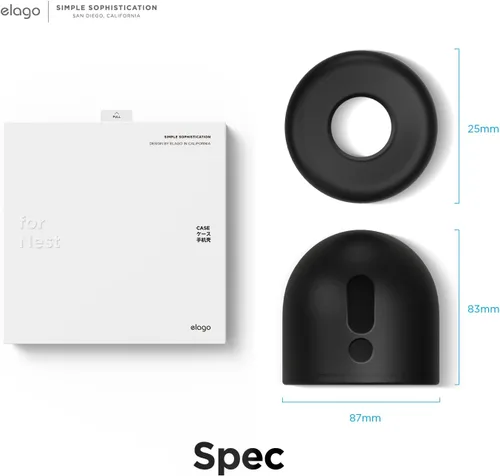 Vista 16 de elago Funda de silicona para Google Nest Cam para exteriores o interiores Negro