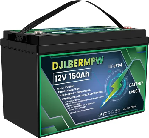 Vista 7 de Batería de litio de 12V 30Ah, baterías LiFePO4 de 12V, potencia de carga de 384W, batería de ciclo profundo de iones de litio y fosfato de hierro