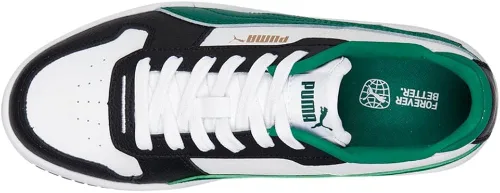 Vista 4 de PUMA Mujeres Carina Street Lace Up Zapatillas Casual Zapatos Casual - Blanco