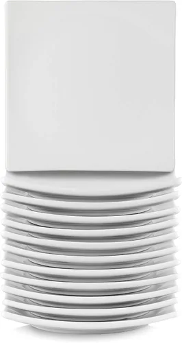 Vista 16 de 10 Strawberry Street 7" Catering Coupe - Cuenco para cereales, juego de 12, color blanco