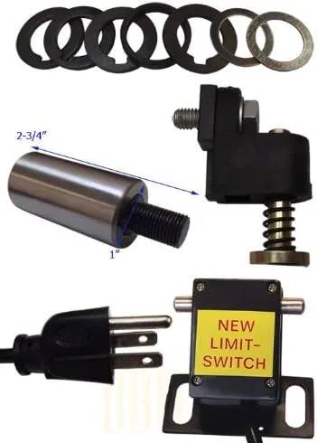Vista 8 de Torque de eje Y de alimentación de potencia de la fresadora de mesa Molino de 150 LBS Se adapta a Bridgeport Acer