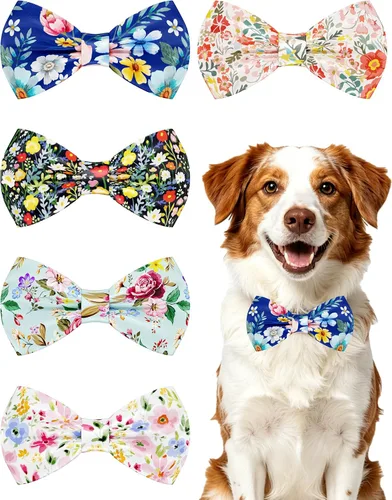 Vista 24 de PET SHOW Paquete de 8 pajaritas a cuadros para perros pequeños