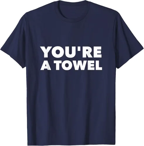 Vista 21 de Eres un toalla Funny camisa, mujer XL, Negro