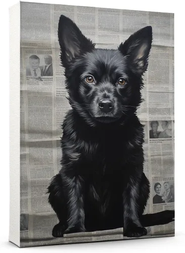 Vista 125 de Thuan Affenpinscher - Póster de lienzo con tus fotos, arte de pared para decoración del hogar, regalo conmemorativo para amantes de las mascotas
