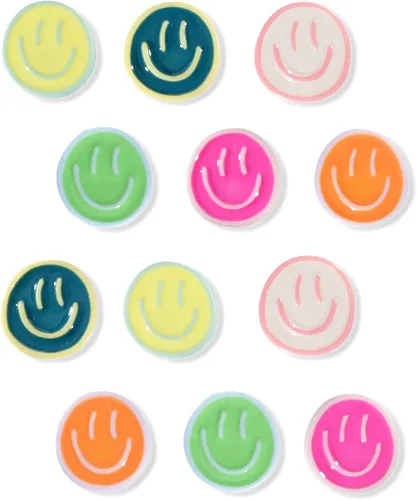 Vista 10 de Mymazn Imanes para refrigerador, imanes lindos para refrigerador, 12 piezas de imanes coloridos para pizarra, gabinete, casillero, imanes