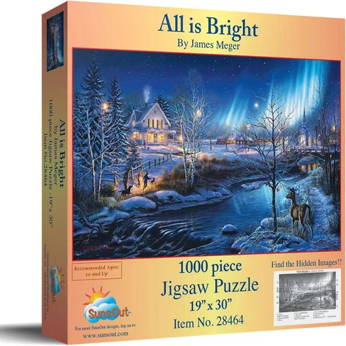 Vista 2 de Rompecabezas de 1000 piezas Noche de Paz
