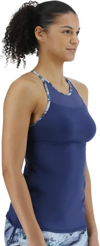 Vista 6 de TYR Camiseta tankini Tessa estándar para mujer, para natación, yoga, fitness y entrenamiento