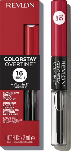 Vista 13 de Revlon Lápiz labial líquido con brillo de labios transparente, colorStay Overtime Lipcolor, relleno de calcetines para mujeres, 005 Infinite 005