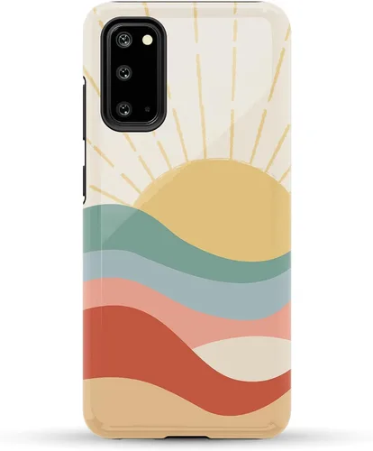 Vista 28 de Casely Funda para Galaxy S20 Todo por amor Orgullo Diseño protector delgado esencial de doble capa