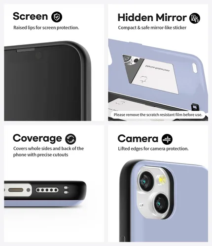 Vista 6 de GOOSPERY Parachoques magnético para puerta compatible con iPhone 13 Mini, tarjetero tipo cartera, cierre automático, protección de doble capa