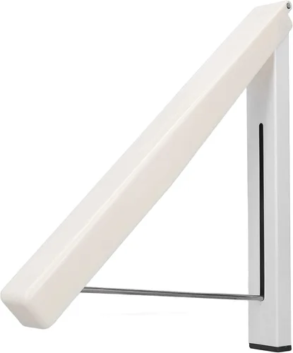 Vista 8 de Tendedero de secado para montaje en la pared, fácil de instalar, plegable, estante de secado plegable, perchero para colgar ropa, percha para ropa