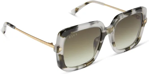 Vista 4 de DIFF Sandra Designer - Gafas de sol cuadradas de gran tamaño para mujer, protección UV400