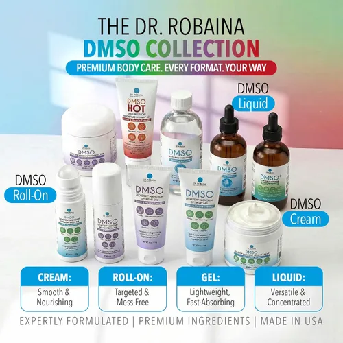 Vista 9 de Dr. Robaina Crema DMSO de lavanda - 99.9% DMSO puro grado farmacéutico Fórmula con magnesio Zechstein, árnica, aloe vera, vitamina E - 4 onzas