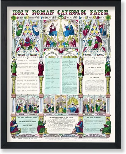 Vista 19 de Poster Master Póster de retrato vintage, impresión cristiana retro, regalo para religiosos, amigos, cara de Jesucristo, sudario de Turín, Biblia