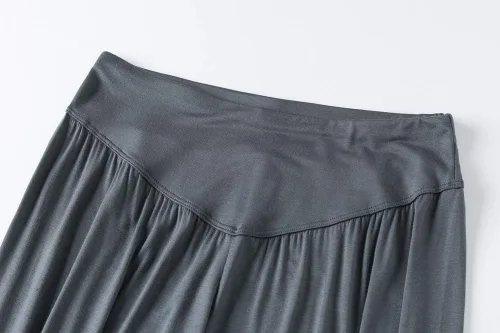 Vista 64 de Pantalones de algodón modal para mujer de AvaCostume, pantalones suaves para practicar yoga o deportes.