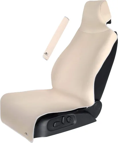 Vista 11 de Gorla Gear - Paquete de 2 fundas de asiento de automóvil, de neopreno, antideslizantes, de alta calidad, ajuste universal, impermeable, resistente a