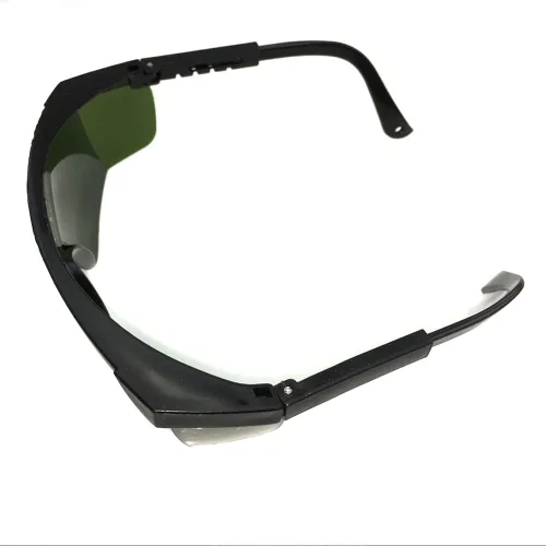 Vista 4 de T7S8 - Gafas de seguridad para 638 nm, rayo láser naranja-rojo, 650 nm, puntero láser rojo, protección completa, 580-760 nm, lentes verdes, marco