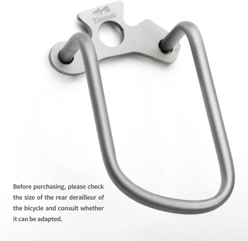 Vista 7 de TiTO Titanio Bicicleta Desviador Trasero Protector Rack Protector para Mountain Road Ciclismo Bicicleta Aplicar a Sram y Shimano