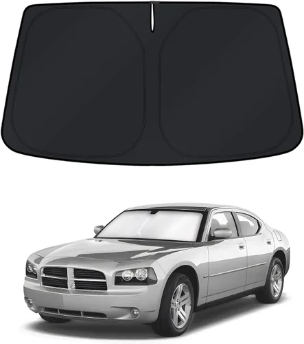 Vista 211 de KUST - Parasol plegable para parabrisas para BMW X1 E84, accesorios 2011 2012 2013 2014 2015, protector de visera de sol ajustable que bloquea