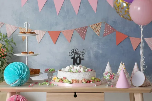 Vista 6 de LINGTEER - Decoración para pastel con texto "Happy Birthday 100", color negro