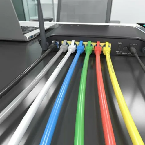 Vista 3 de Cable de Red Rígido UTP Categoría 6 Aisens A135-0783 Gris 15 m