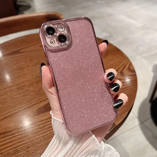 Vista 36 de Funda compatible con iPhone 11 Pro con purpurina, de lujo, linda, flexible, cubierta chapada, protección de cámara, a prueba de golpes, funda