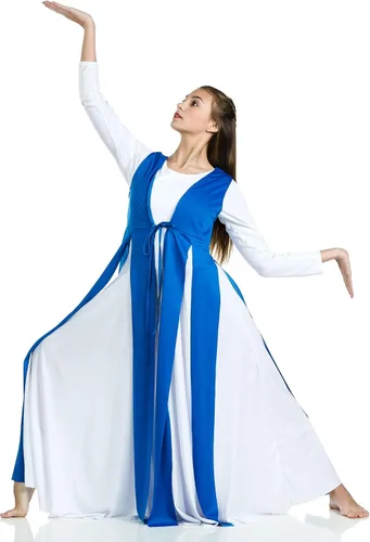 Vista 3 de Danzcue Túnica metálica de serpentina para niñas (vestido no incluido)