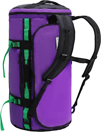 Vista 17 de MIER Mochila deportiva grande con compartimento para zapatos, resistente y resistente al agua, azul marino, 45L