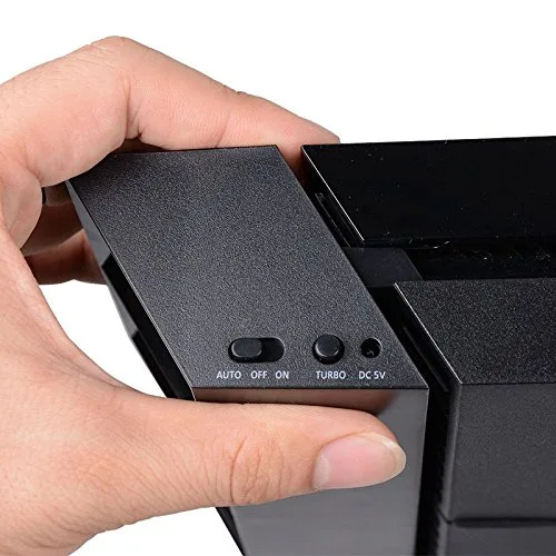 Vista 4 de Linkstyle PS4 Cooling Fan, USB External Cooler 5 Fan Turbo Temperature Control Cooling Fans for Sony Playstation Gaming Console
